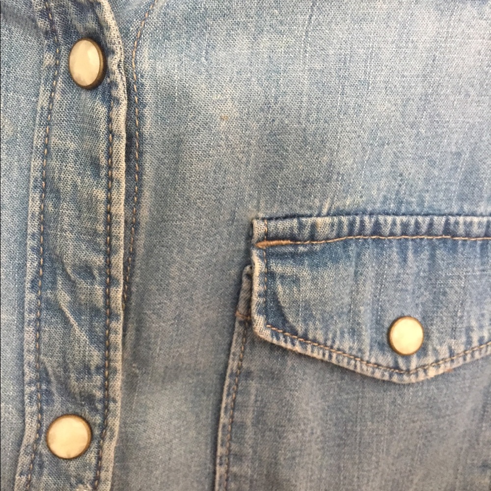 Gap Denim Button Down. Excellent Condition. - image 2